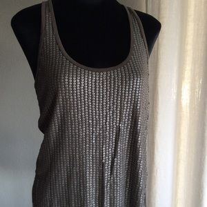Vince sequin tank top